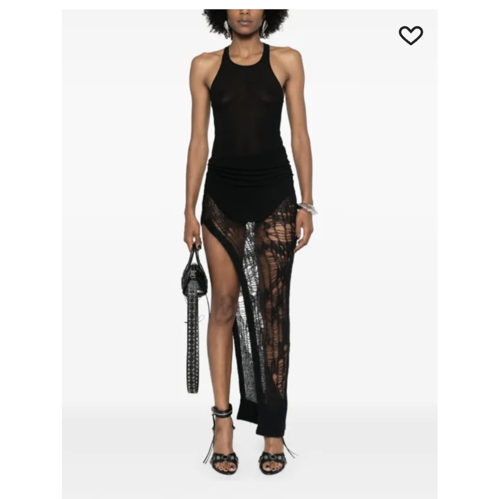 Rick Owens Spider Ziggy Maxi Skirt XS